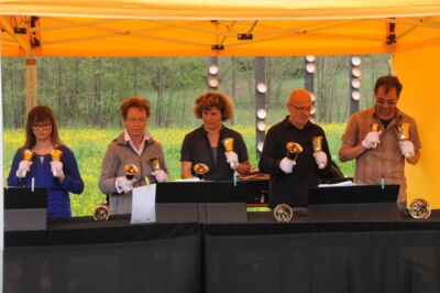 Performance of the handbell choir Schönaich Glox e.V. at the Skulptoura
