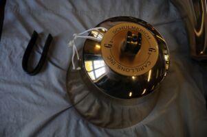 Schulmerich handbell with broken handle