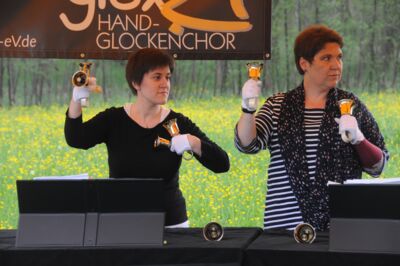 Performance of the handbell choir Schönaich Glox e.V. at the Skulptoura