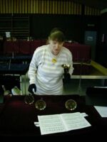 Every free minute is used for rehearsals