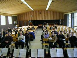 Critical audience from our own ranks at the rehearsals