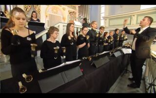 TV service with the Handbell Choir Gotha