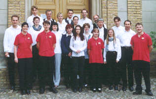 Peace Bell Choir Caputh with backing from Gotha